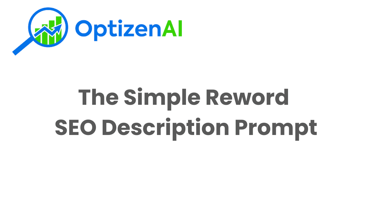 a prompt to reword a Shopify SEO description