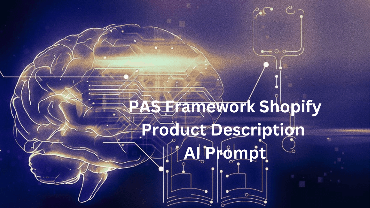 Updating Shopify product descriptions with PAS Framework with ai prompts