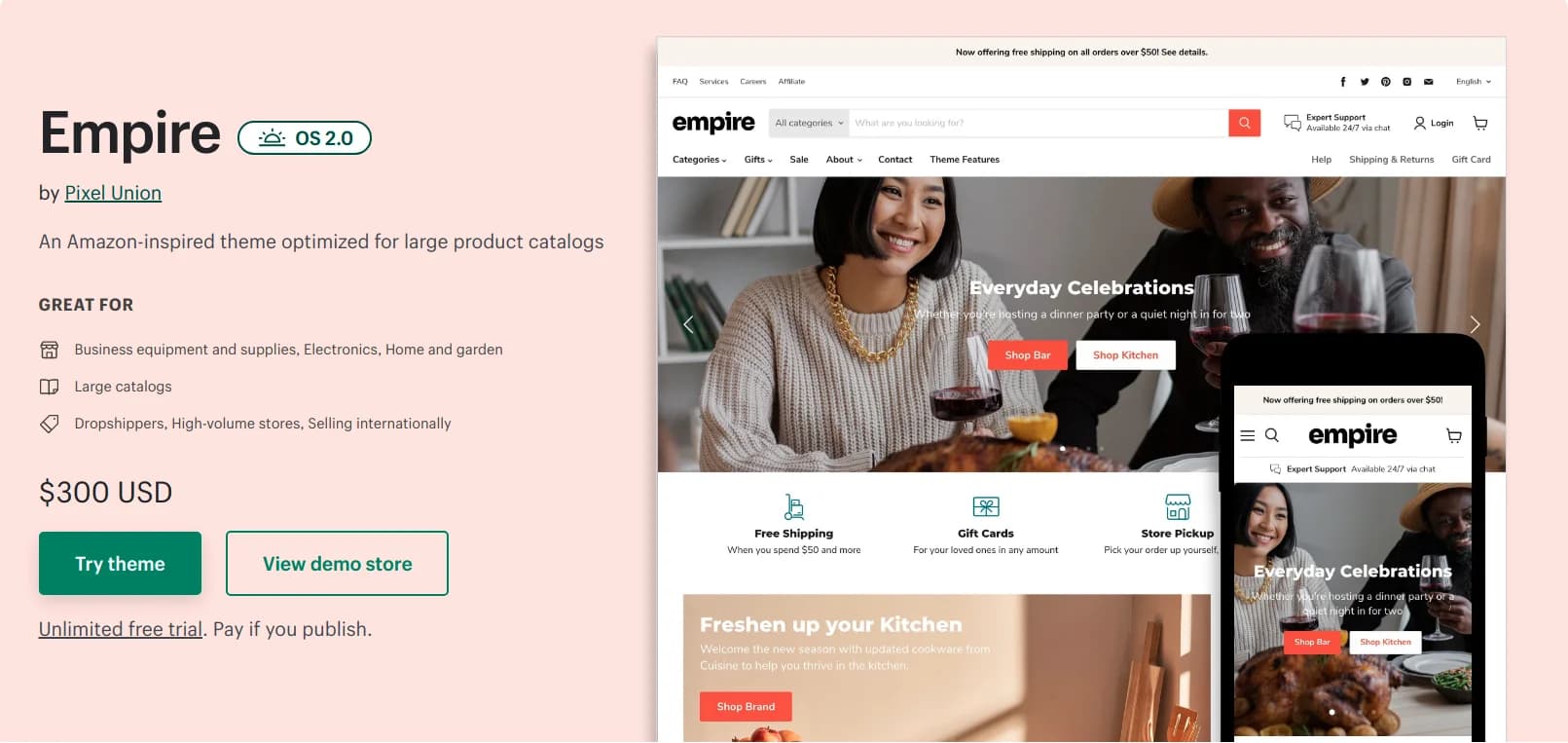 Empire Shopify Theme